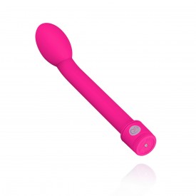 Розовый вибратор для точки G Easytoys G-Spot Vibrator - 21 см.
